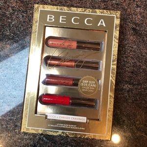 Becca x Christy mini lippies